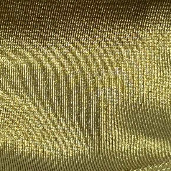 NWT Fabletics Shimmering Gold Oasis High Waisted Pocket 7/8 Leggings  Size XS - Picture 2 of 13